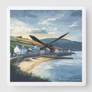 Ireland Scenic Clock スクエア壁時計