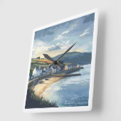 Ireland Scenic Clock スクエア壁時計 (傾斜)