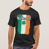 Ireland shamrock St Patrick's Day Tシャツ (正面)