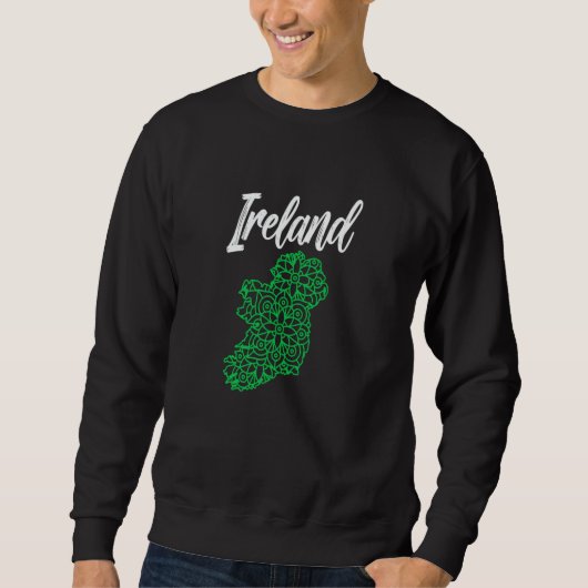 Ireland St Patricks Day Leprechaun Gaelic Irish St スウェットシャツ (正面)