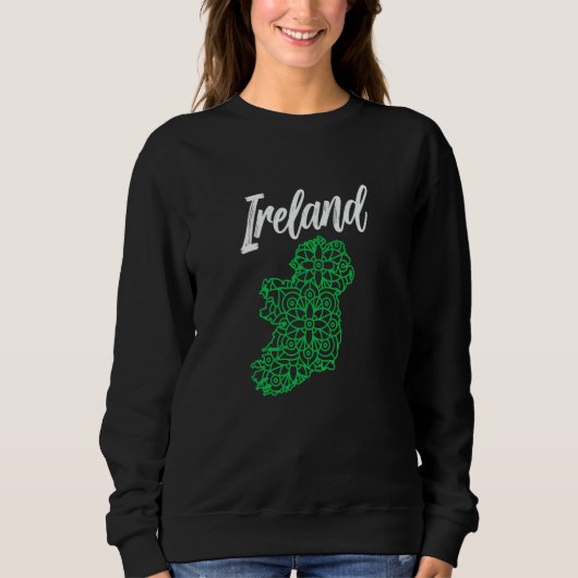 Ireland St Patricks Day Leprechaun Gaelic Irish St スウェットシャツ (正面)