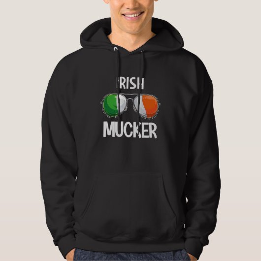Ireland St Patrick's Day Party Irish Mucker パーカ (正面)