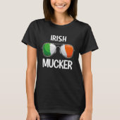 Ireland St Patrick's Day Party Irish Mucker Tシャツ (正面)
