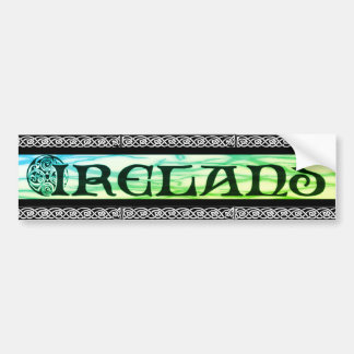 Ireland Sticker, Aufkleber, keltischer Knoten, バンパーステッカー