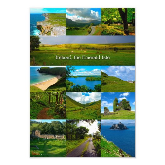 Ireland, the emerald isle フォトプリント            (正面)
