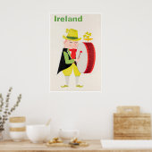 Ireland Travel Poster Irish Art Print ポスター (キッチン)