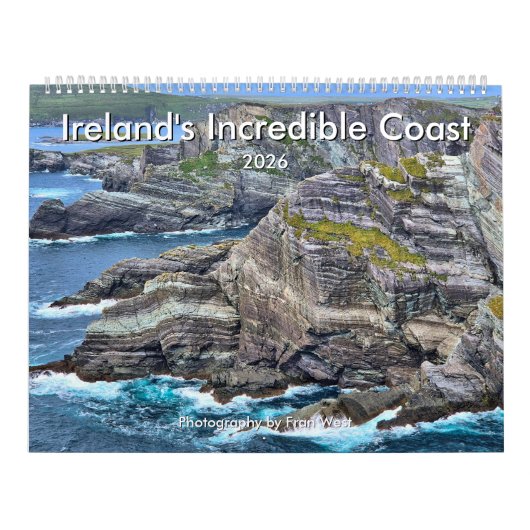 Ireland's Incredible Coast 2026 Calendar カレンダー (カバー)