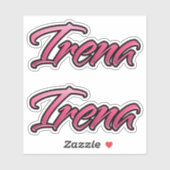 Irena faded pink Aufkleber Sticker Stickerset シール (シート)