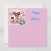 IRENE ～誕生日カード～幼い子ども～ピンク～ (裏面)