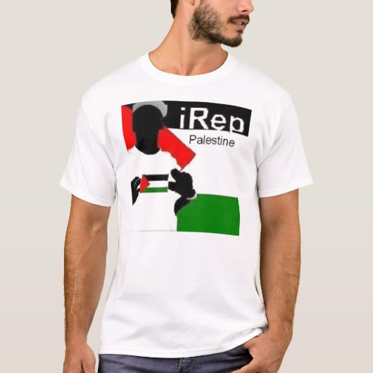 iRepのパレスチナのTシャツ Tシャツ (正面)