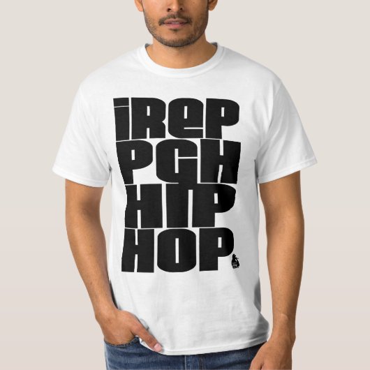 iREP PGHのヒップホップ Tシャツ (正面)