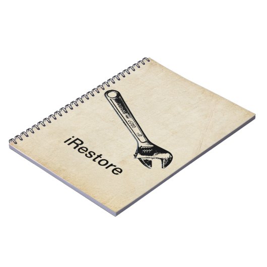 iRestore Handyman Notebook ノートブック (左側)