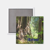iRetired マグネット 退職 退職祝い ギフト (正面/裏面)