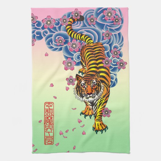 Irezumitora キッチンタオル (縦)