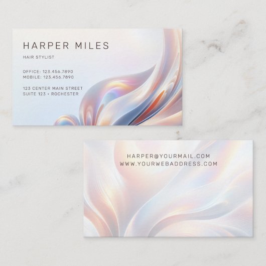 iridecent  名刺 (正面/裏面)