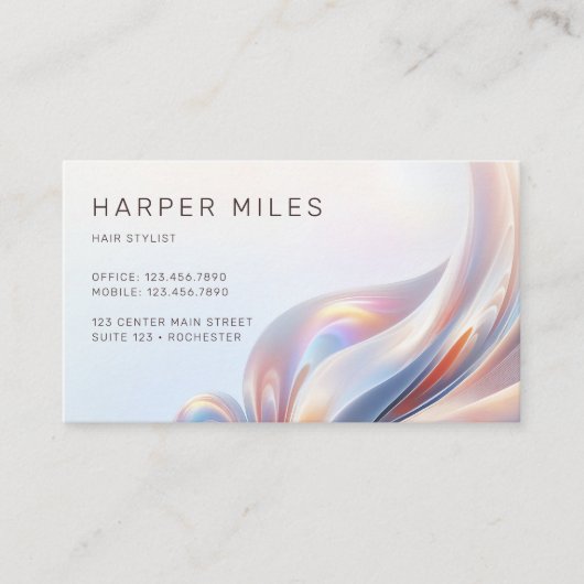 iridecent  名刺 (正面)