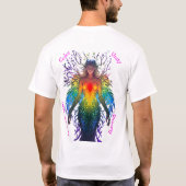 “Iridesca” - 色の守護者 Tシャツ (裏面)