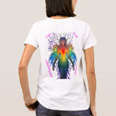 “Iridesca” - 色の守護者 Tシャツ (裏面)