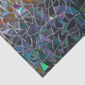 Iridescent Abstract Stained Glass Pattern 薄葉紙 (詳細)