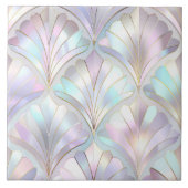 Iridescent Art Deco Fan Pattern ID1175 タイル (正面)