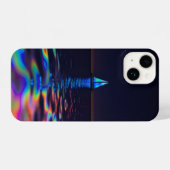 Iridescent boat phone case  iPhoneケース (裏面横)