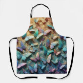Iridescent Butterfly Garden エプロン (正面)