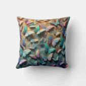 Iridescent Butterfly Garden クッション (裏面)