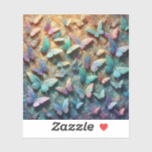 Iridescent Butterfly Garden シール (シート)