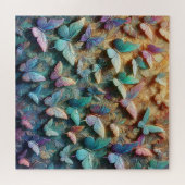 Iridescent Butterfly Garden ジグソーパズル (横)