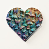 Iridescent Butterfly Garden ノートブック (裏面)