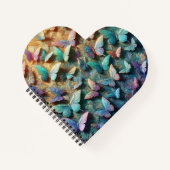 Iridescent Butterfly Garden ノートブック (正面)