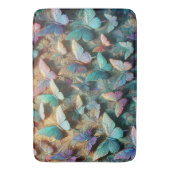 Iridescent Butterfly Garden バスマット (正面縦)