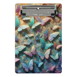 Iridescent Butterfly Garden ミニクリップボード