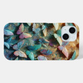 Iridescent Butterfly Garden Case-Mate iPhoneケース (裏面 (横))