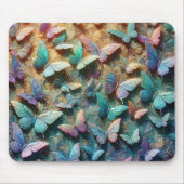 Iridescent Butterfly Garden Mousepad マウスパッド (正面)