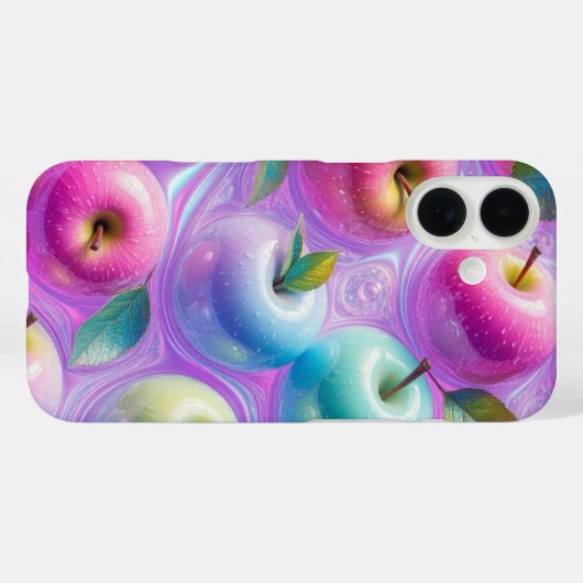 Iridescent Candy Apple Art Case-Mate iPhoneケース (裏面 (横))