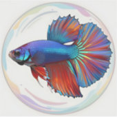 Iridescent Current - Square Vinyl  シール (正面)