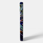 Iridescent Energy Flow Fractal Art Case-Mate iPhoneケース (裏面 / 左)