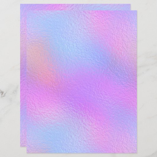 Iridescent Faux Foil Scrapbook Paper No. 63 (正面/裏面)