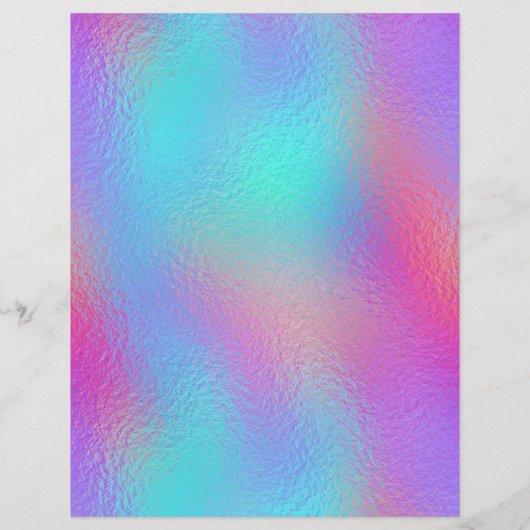 Iridescent Faux Foil Scrapbook Paper No. 67 (裏面)