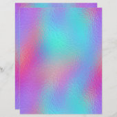 Iridescent Faux Foil Scrapbook Paper No. 67 (正面/裏面)