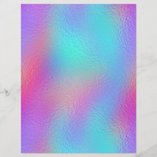 Iridescent Faux Foil Scrapbook Paper No. 67 (正面)