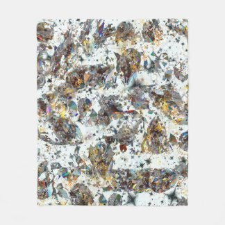 Iridescent Gemstone Sparkle Fleece Blanket フリースブランケット