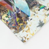 Iridescent Gemstone Sparkle Fleece Blanket フリースブランケット (角)