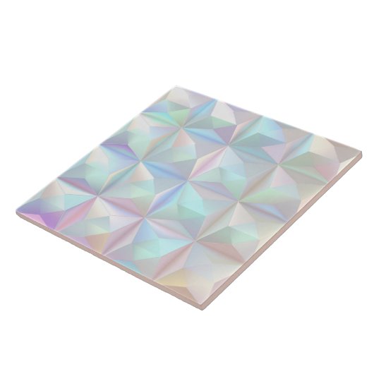 Iridescent Geometric 3D Square ID1178 タイル (側面)