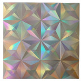 Iridescent Geometric Starburst Pattern ID1179 タイル (正面)