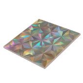 Iridescent Geometric Starburst Pattern ID1179 タイル (側面)