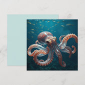 Iridescent Glass Octopus Art | Deep Sea Fantasy   (正面/裏面)