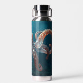 Iridescent Glass Octopus Art | Deep Sea Fantasy   ウォーターボトル (背面)