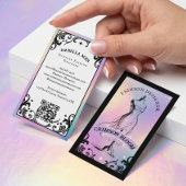 Iridescent Holographic Beauty Couture Fashion  名刺
